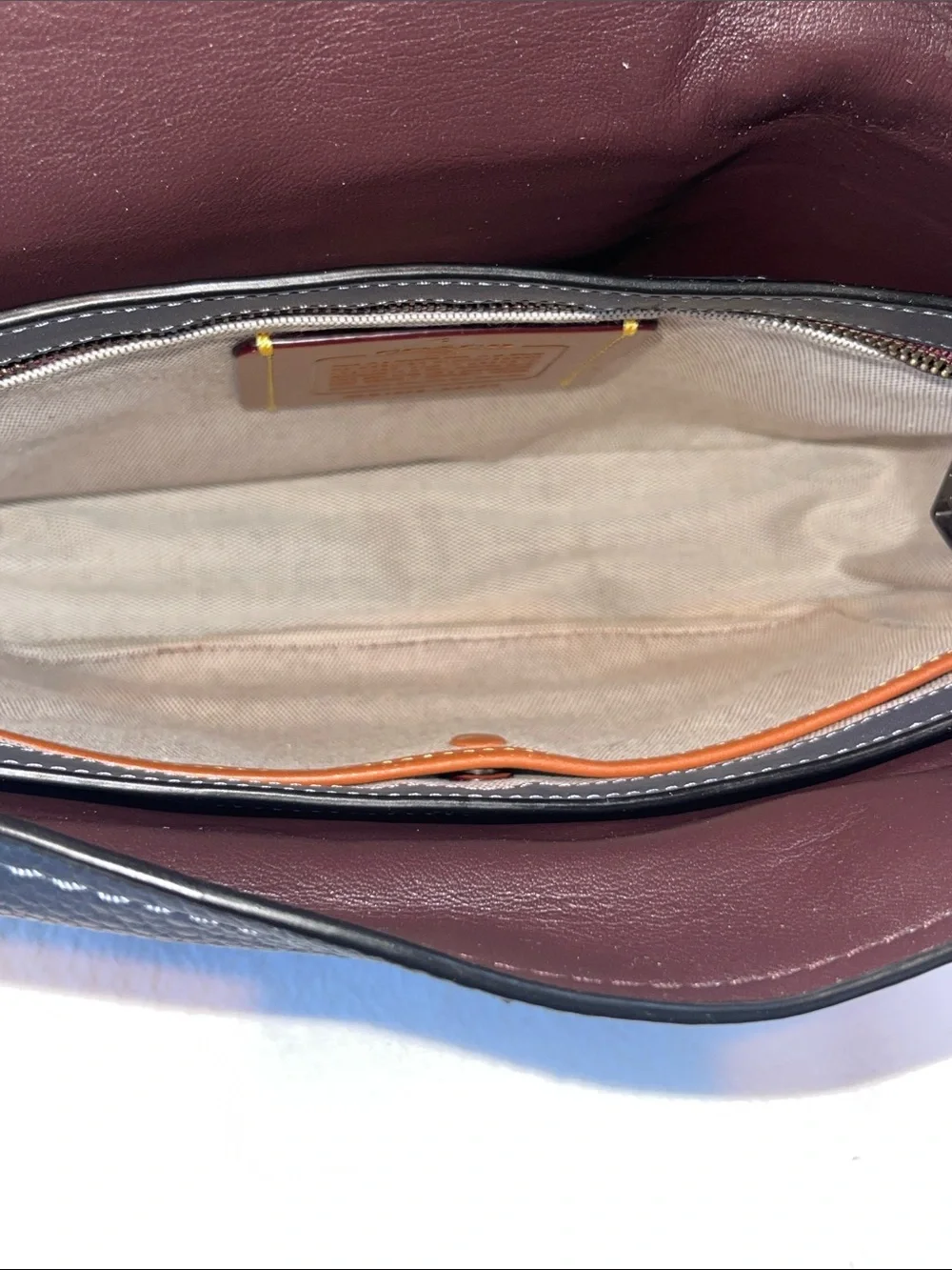 Coach B1873-29220 1941 Page 27 Glovetanned Pebble Leather Crossbody Navy